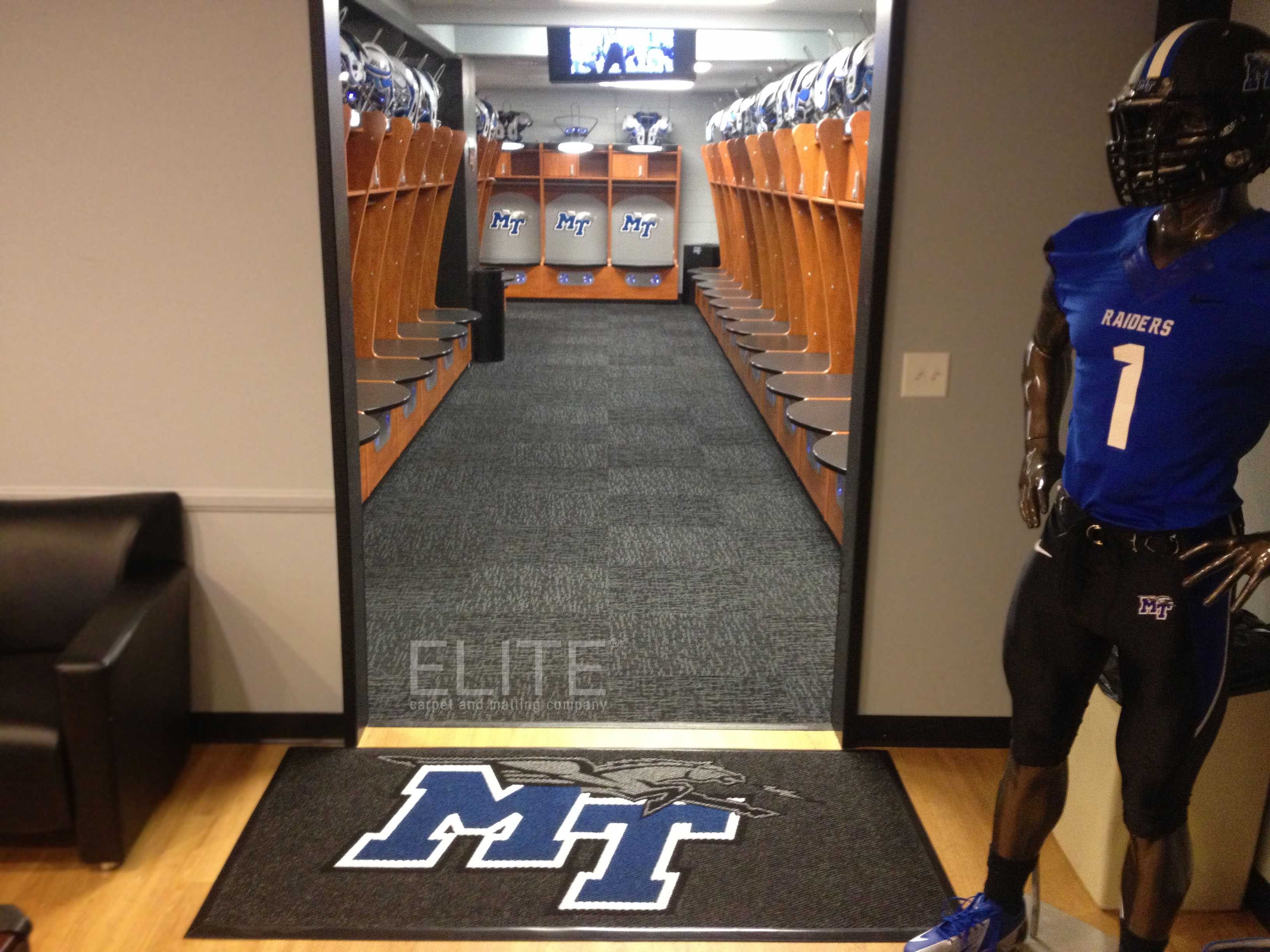Elite Custom Locker Room Carpet and Matting